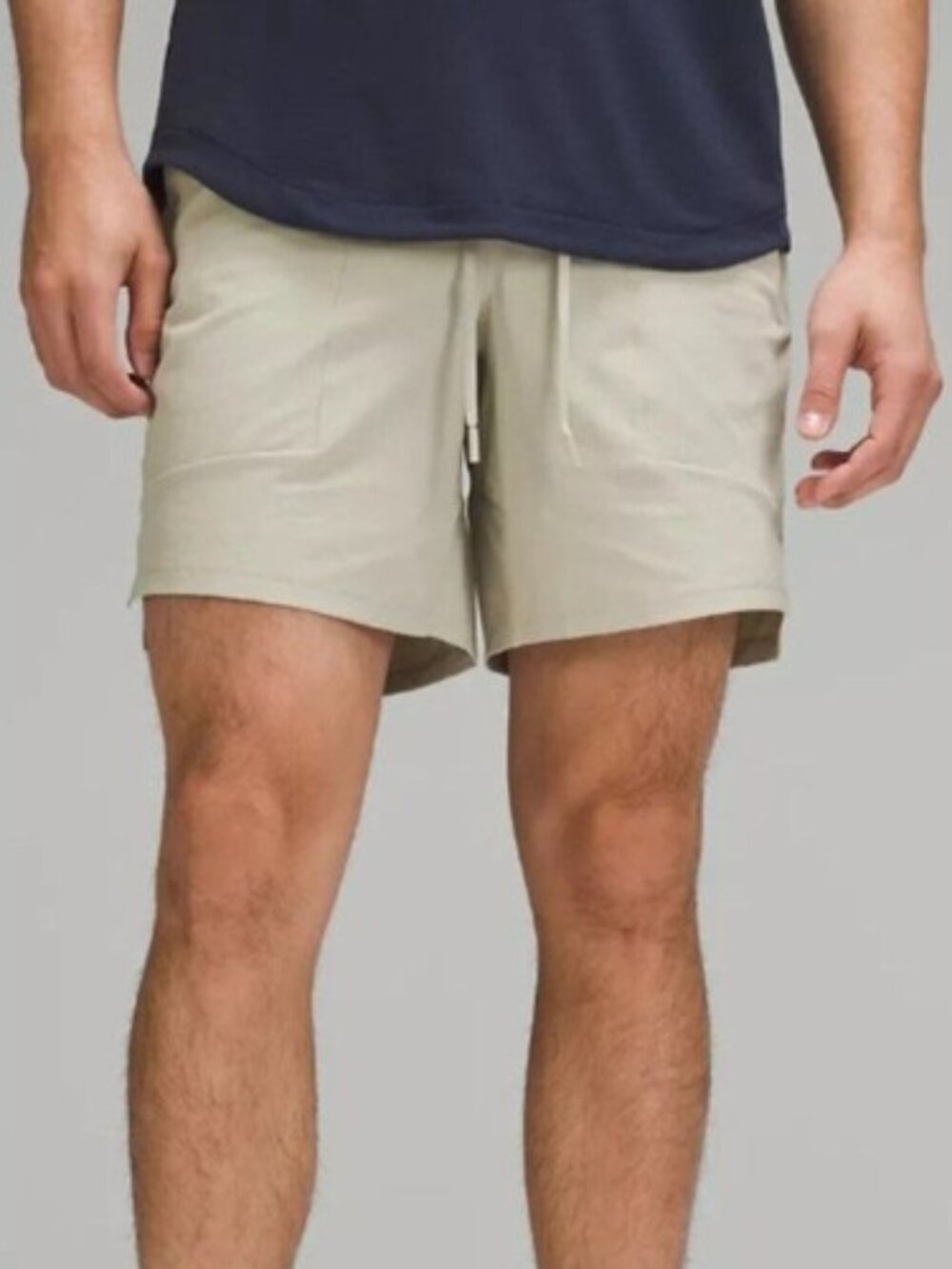 Lululemon License to Train Linerless Short 7 in Raw Linen